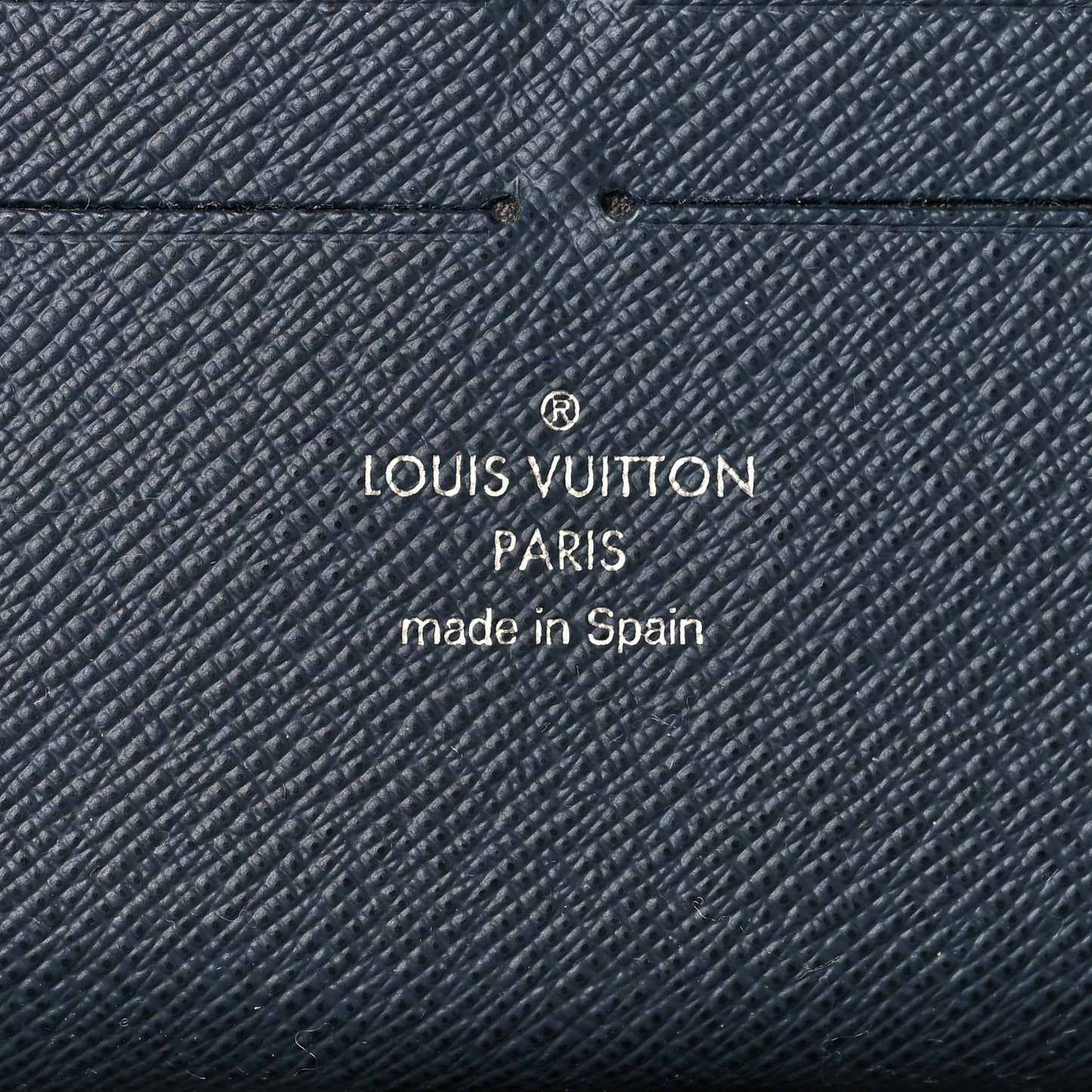 Epi Zippy Organizer Wallet Navy Stripes