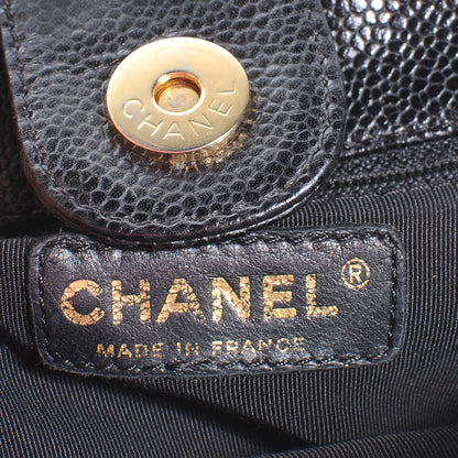 Chanel Caviar Petit Shopping Tote PST Black 8 of 9