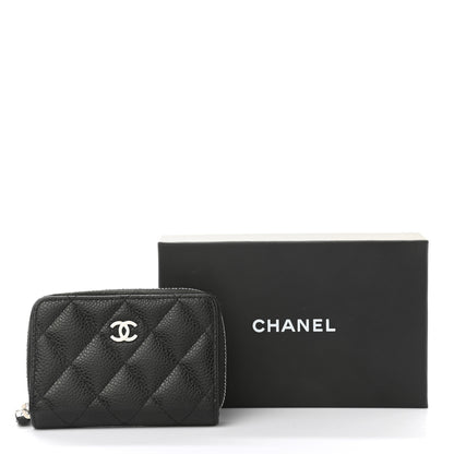 Chanel Caviar Quilted Classic Zipped Coin Purse Black 8 of 8