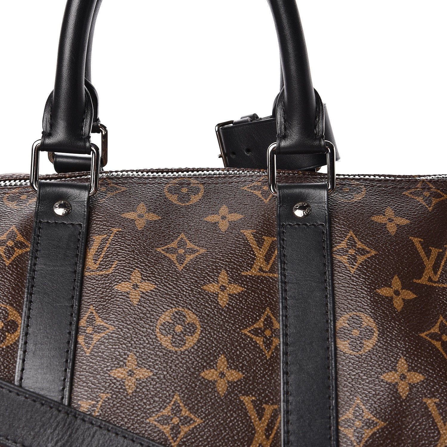 Louis Vuitton Monogram Macassar Keepall Bandouliere 45 10 of 10
