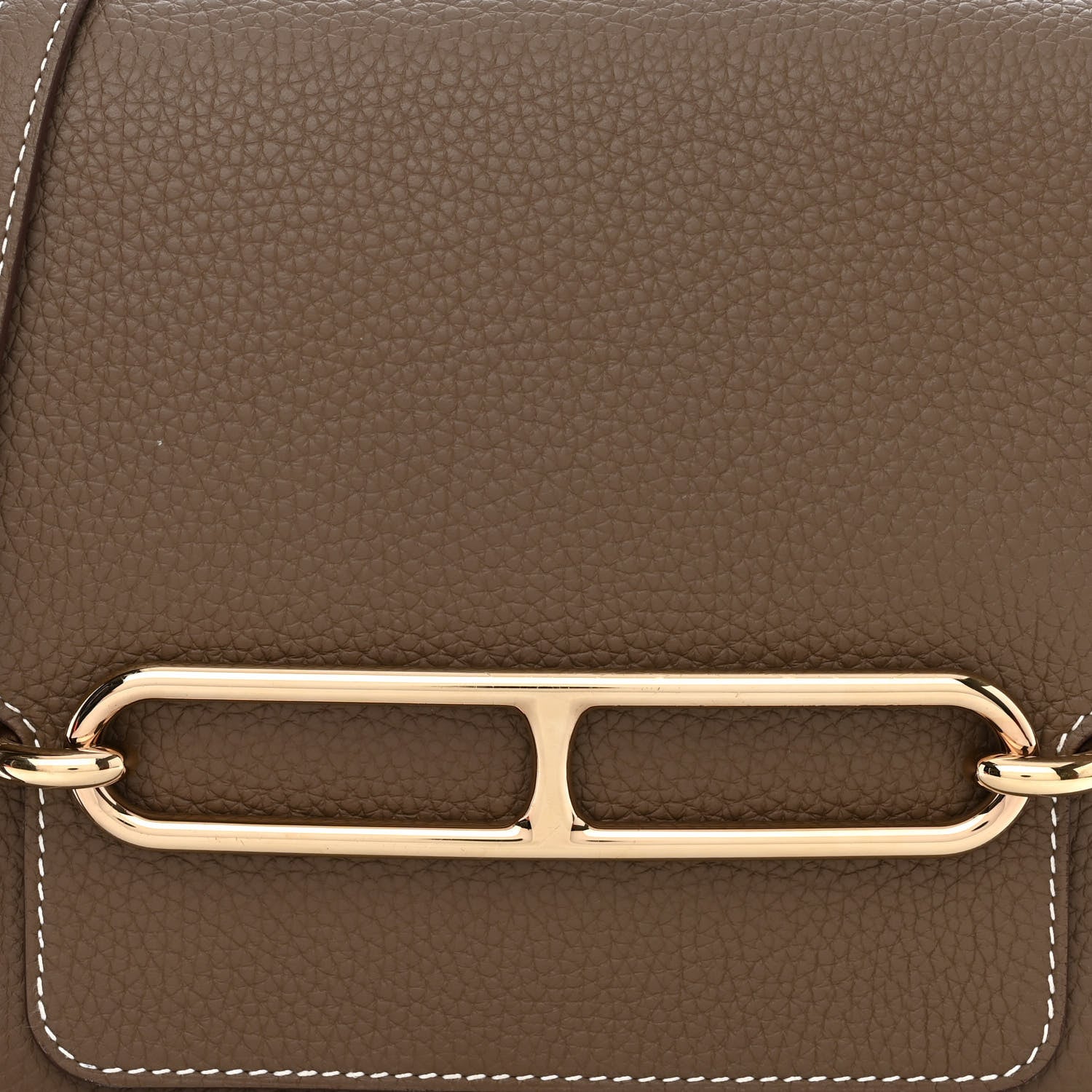 Hermes Taurillon Clemence Sac Roulis 23 Etoupe 8 of 13