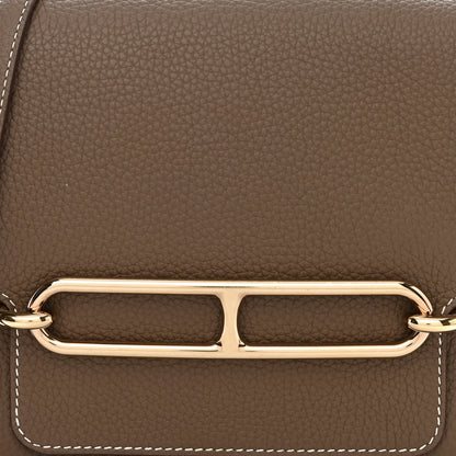 Hermes Taurillon Clemence Sac Roulis 23 Etoupe 8 of 13