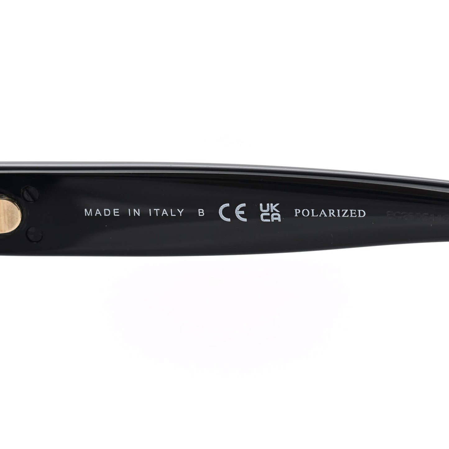 Acetate Strass Polarized Pilot Sunglasses 5467-B Black