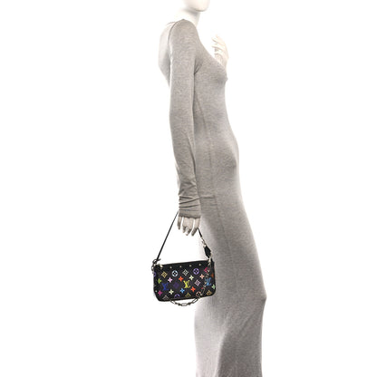 Louis Vuitton LV X TM Monogram Multicolor Pochette Accessories Black 2 of 9