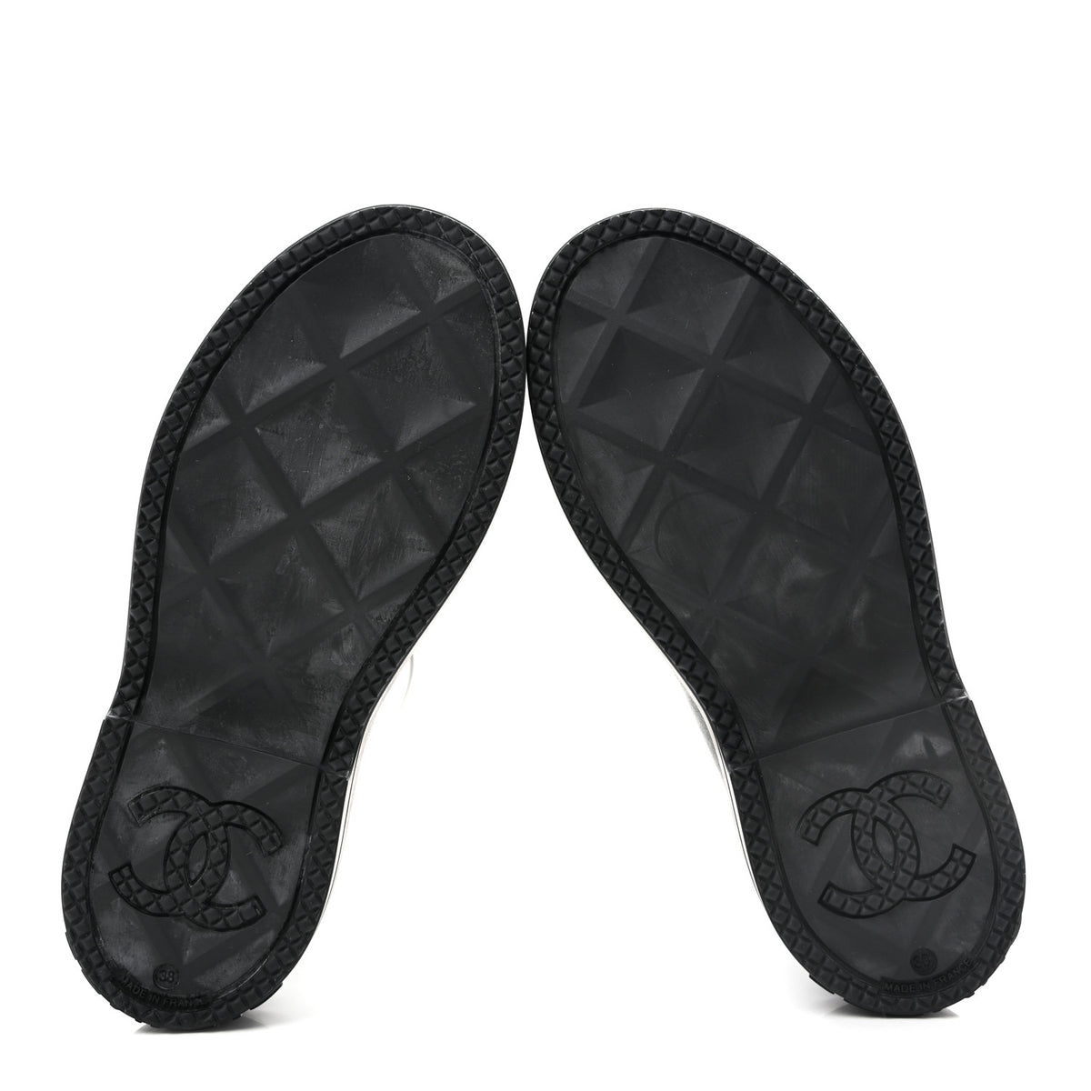 Chanel Caoutchouk CC High Boots 38 Black 6 of 11