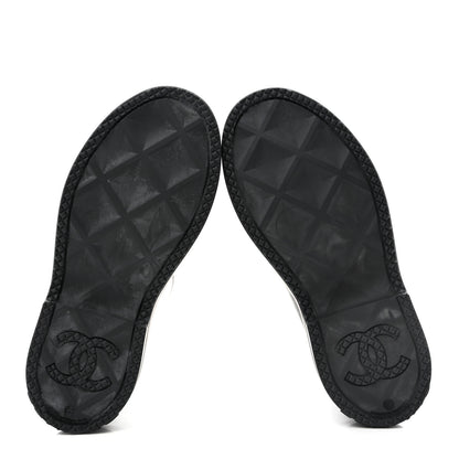 Chanel Caoutchouk CC High Boots 38 Black 6 of 11