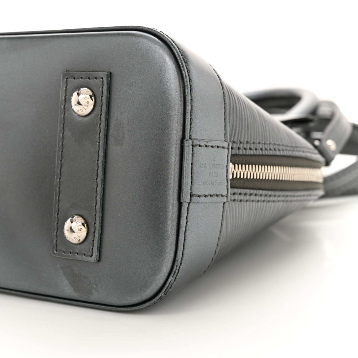 Louis Vuitton Epi Alma BB Anthracite Nacre 10 of 12