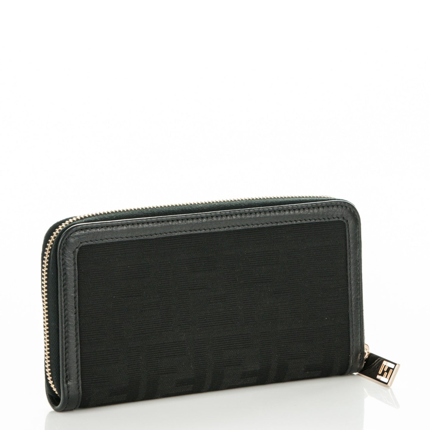 Canvas FF Zip Around Wallet Black