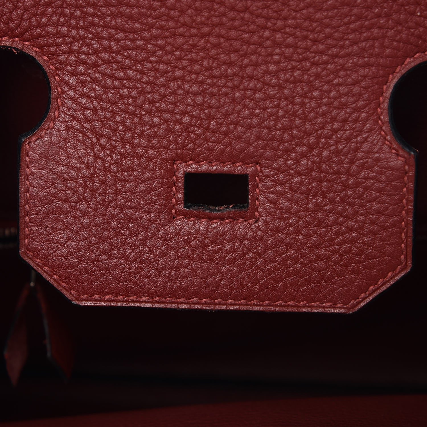 Hermes Taurillon Clemence Birkin 35 Rouge H 34 of 41
