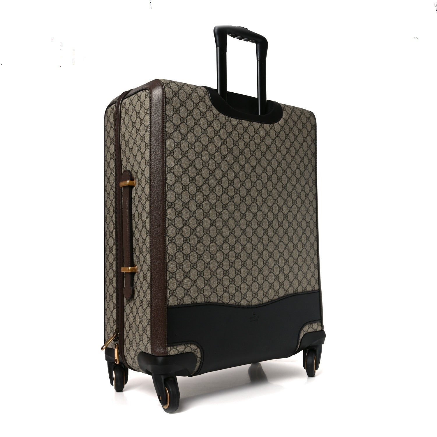 Gucci GG Supreme Monogram Web Medium Savoy Trolley Beige Ebony 2 of 10