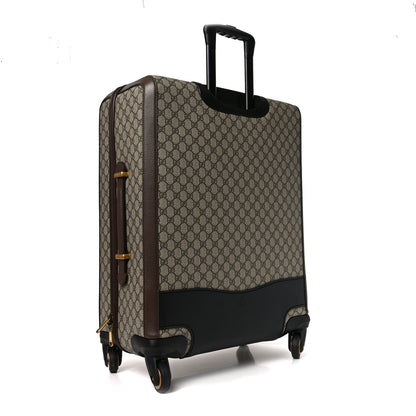 Gucci GG Supreme Monogram Web Medium Savoy Trolley Beige Ebony 2 of 10