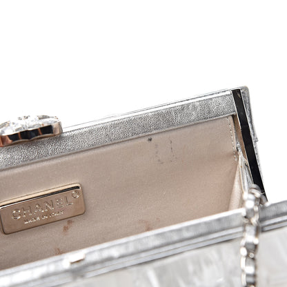 Chanel Plexi Ice Cube Clutch Silver 9 of 13