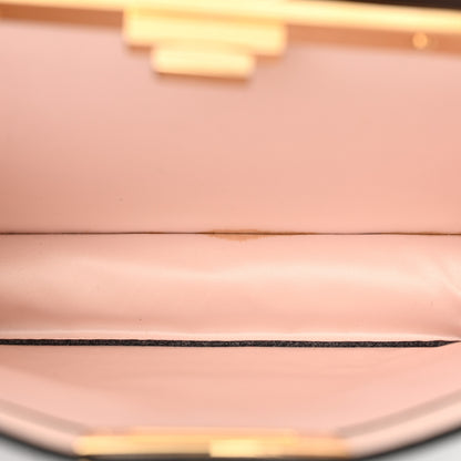 Fendi Melange Flannel Satin Threaded Edge Medium Peekaboo I SEE U Satchel Grigio Bois de Rose 13 of 18