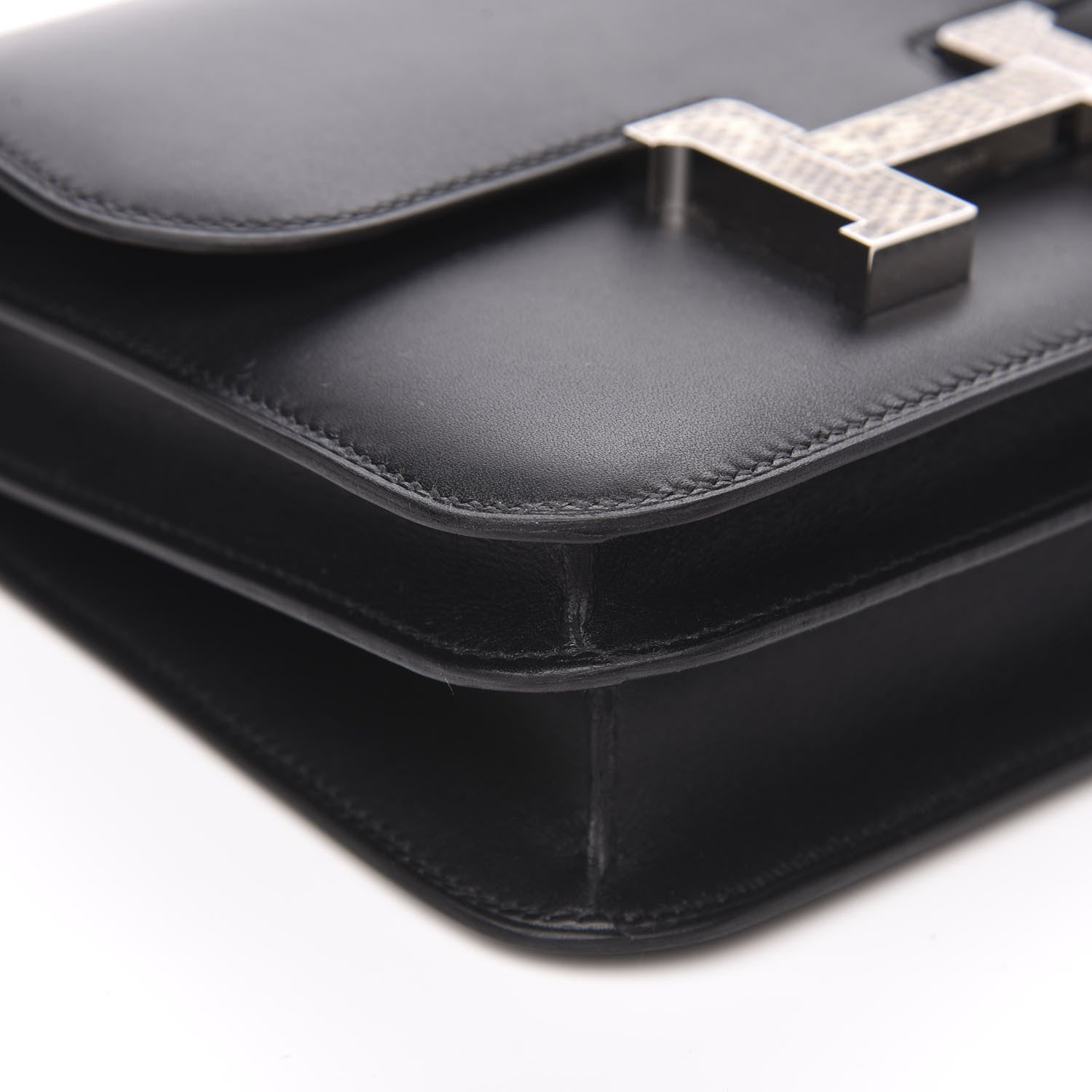 Hermes Veau Monsieur Lizard Constance 18 Black Ombre 8 of 15
