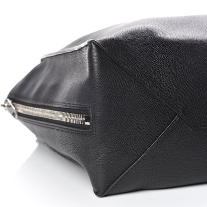 Balenciaga Calfskin Papier A4 Zip Around Plate Tote Black 8 of 12