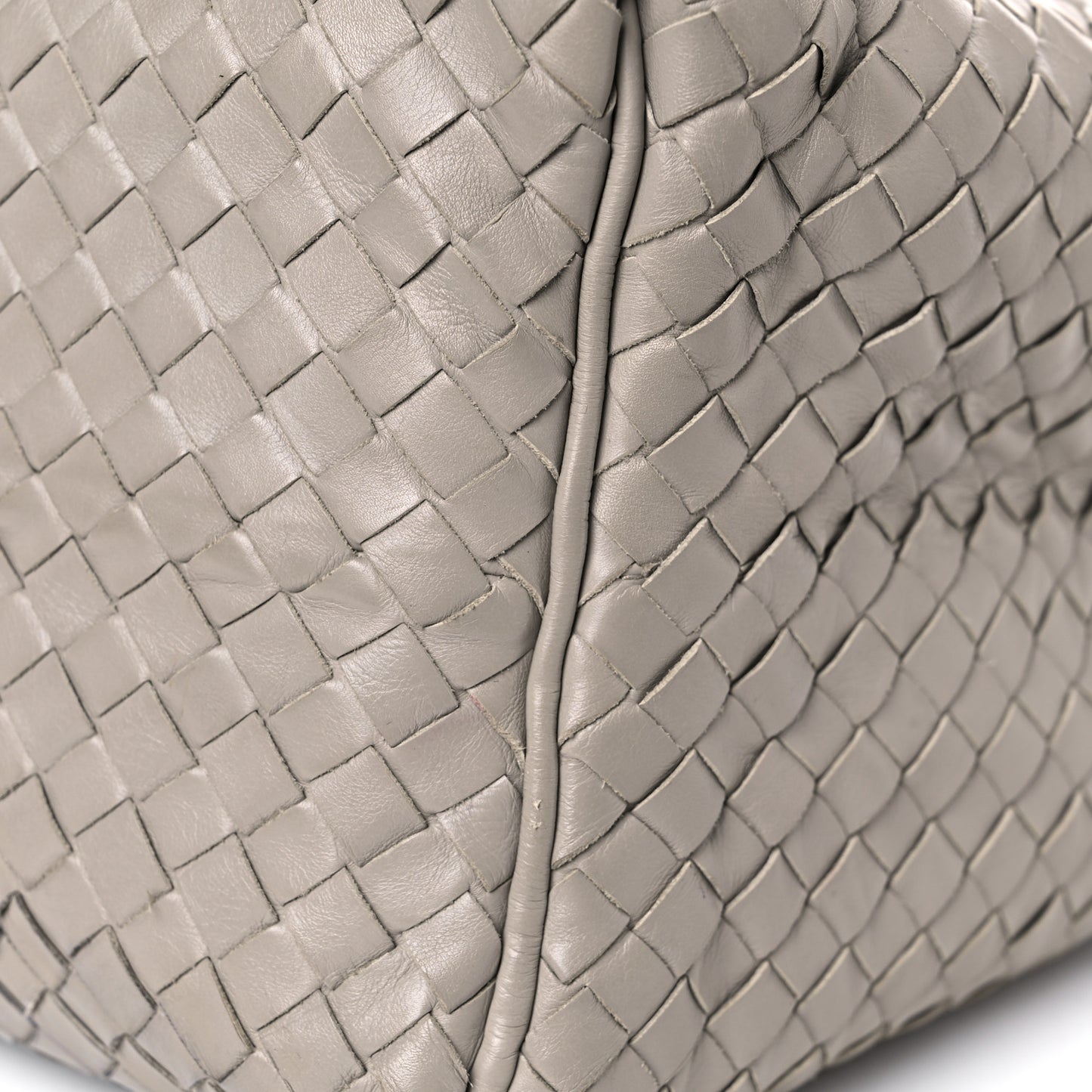 Nappa Intrecciato Sloane Hobo Fume