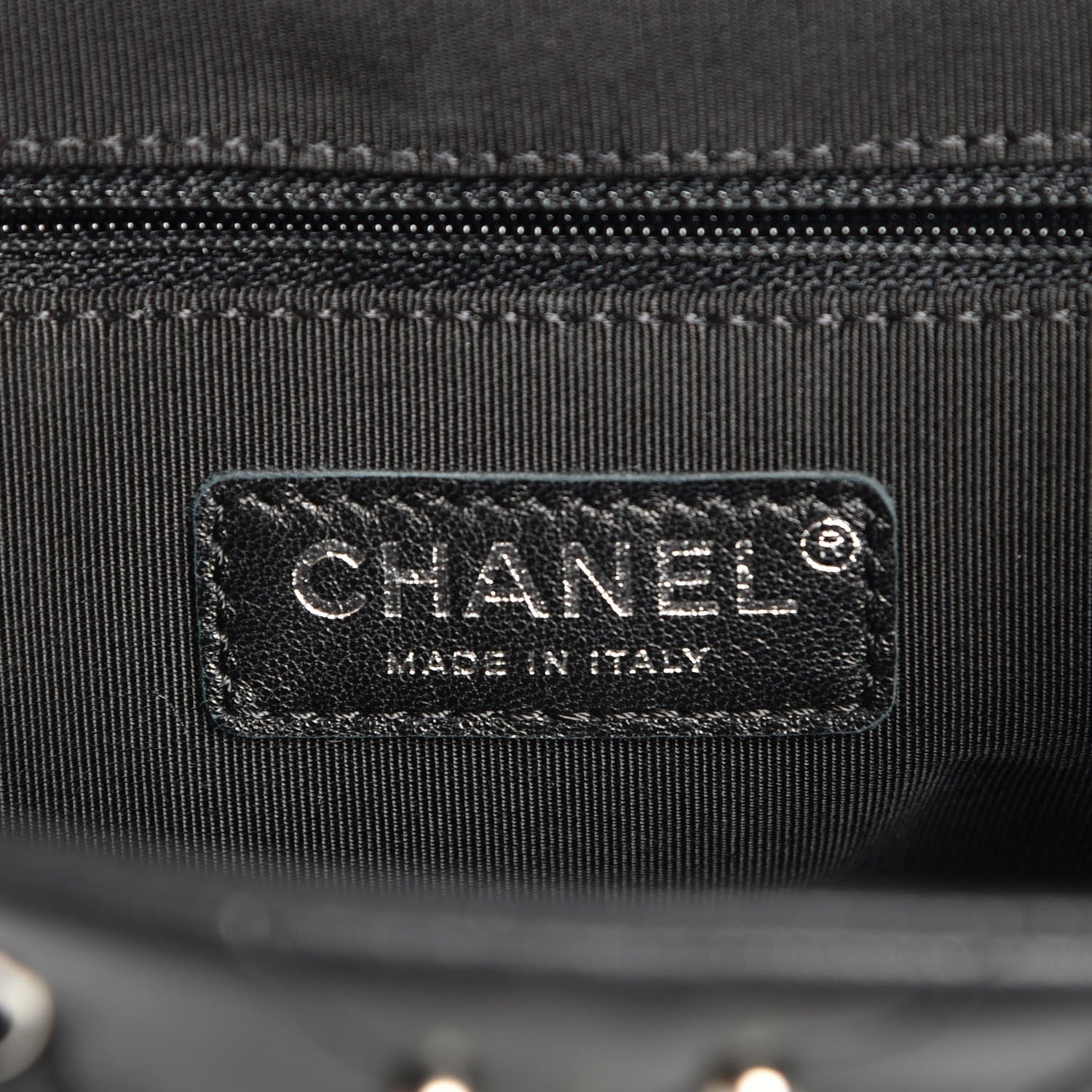 Chanel Lambskin Chevron Quilted Studded Stud Wars Backpack Black 3 of 9