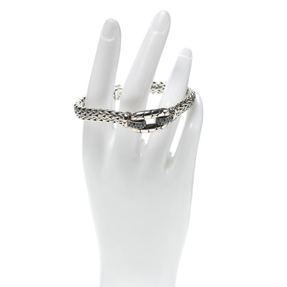John Hardy Sterling Silver Blue Topaz Iolite Kali Station Bracelet 2 of 4