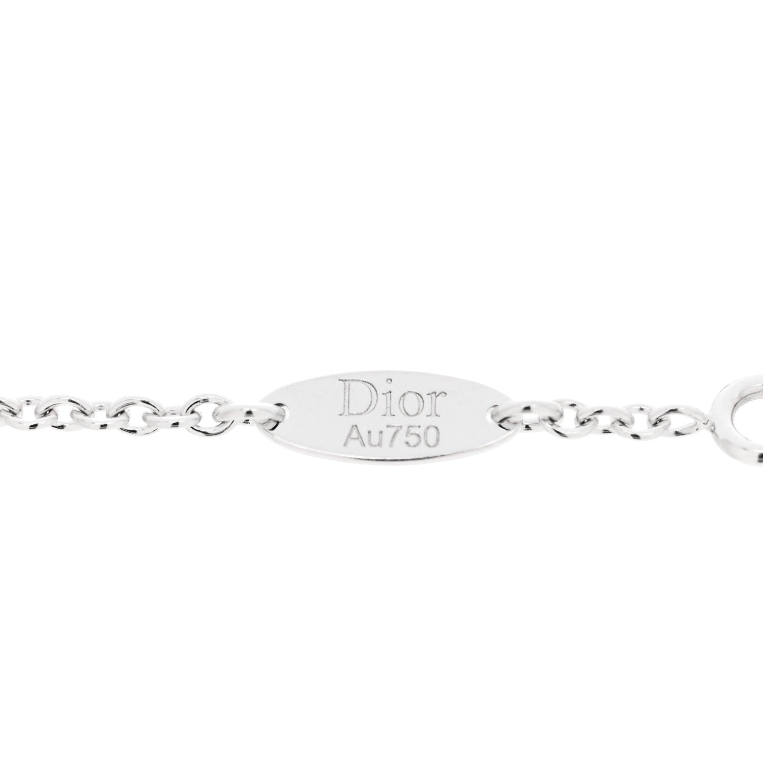 Christian Dior 18K White Gold Diamond XS Rose Des Vents Bracelet 3 of 6