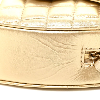 Chanel Metallic Lambskin Quilted CC In Love Heart Bag Gold 6 of 11