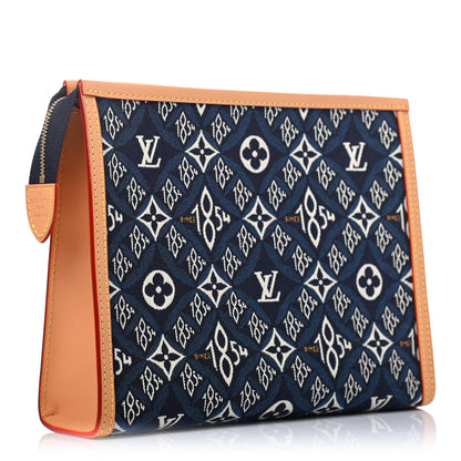 Louis Vuitton Jacquard Since 1854 Toiletry Pouch 26 Blue 2 of 4
