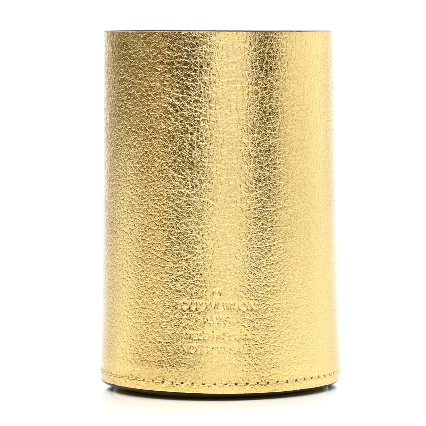 Monogram Pencil Holder Gold