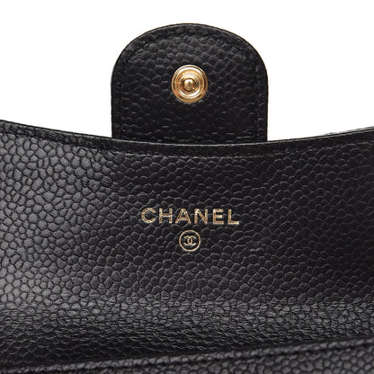 Chanel Caviar Quilted Flap Card Holder Black 6 of 9
