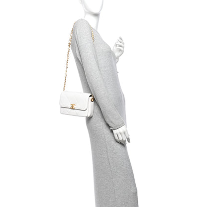Chanel Caviar Quilted Mini CC You Flap White 2 of 10