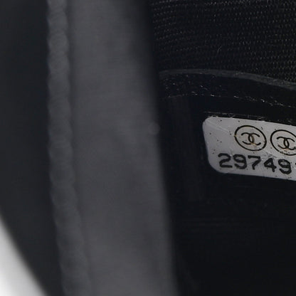 Chanel Crumpled Calfskin Medium Chain All Over Flap Black 7 of 10