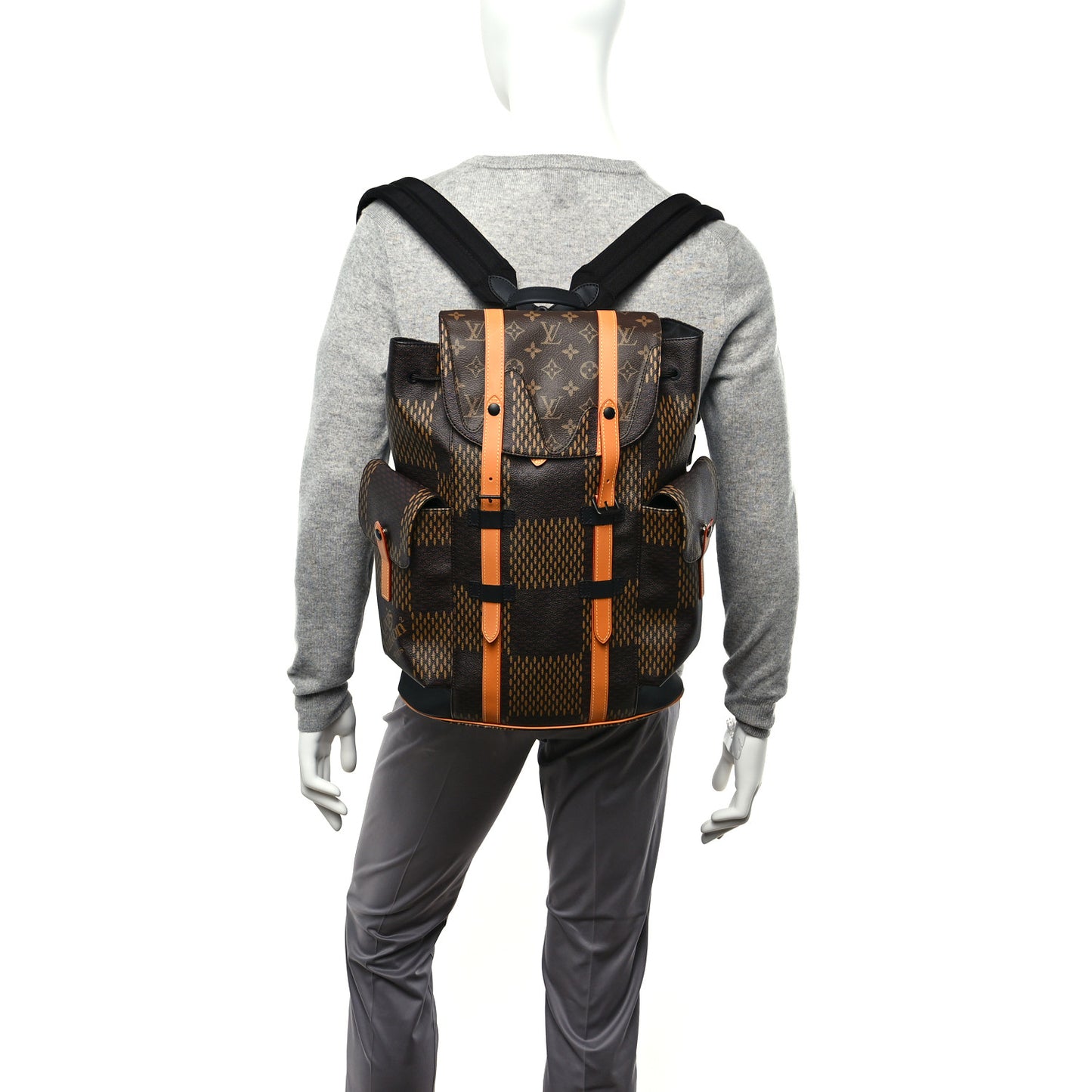 X NIGO Giant Damier Ebene Monogram Christopher PM Backpack