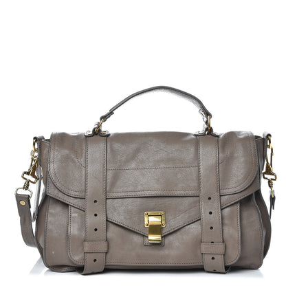Proenza Schouler Lambskin Medium PS1 Satchel Smoke 1 of 12