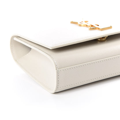 Saint Laurent Grain De Poudre Monogram Kate Belt Bag Blanc Vintage 5 of 11