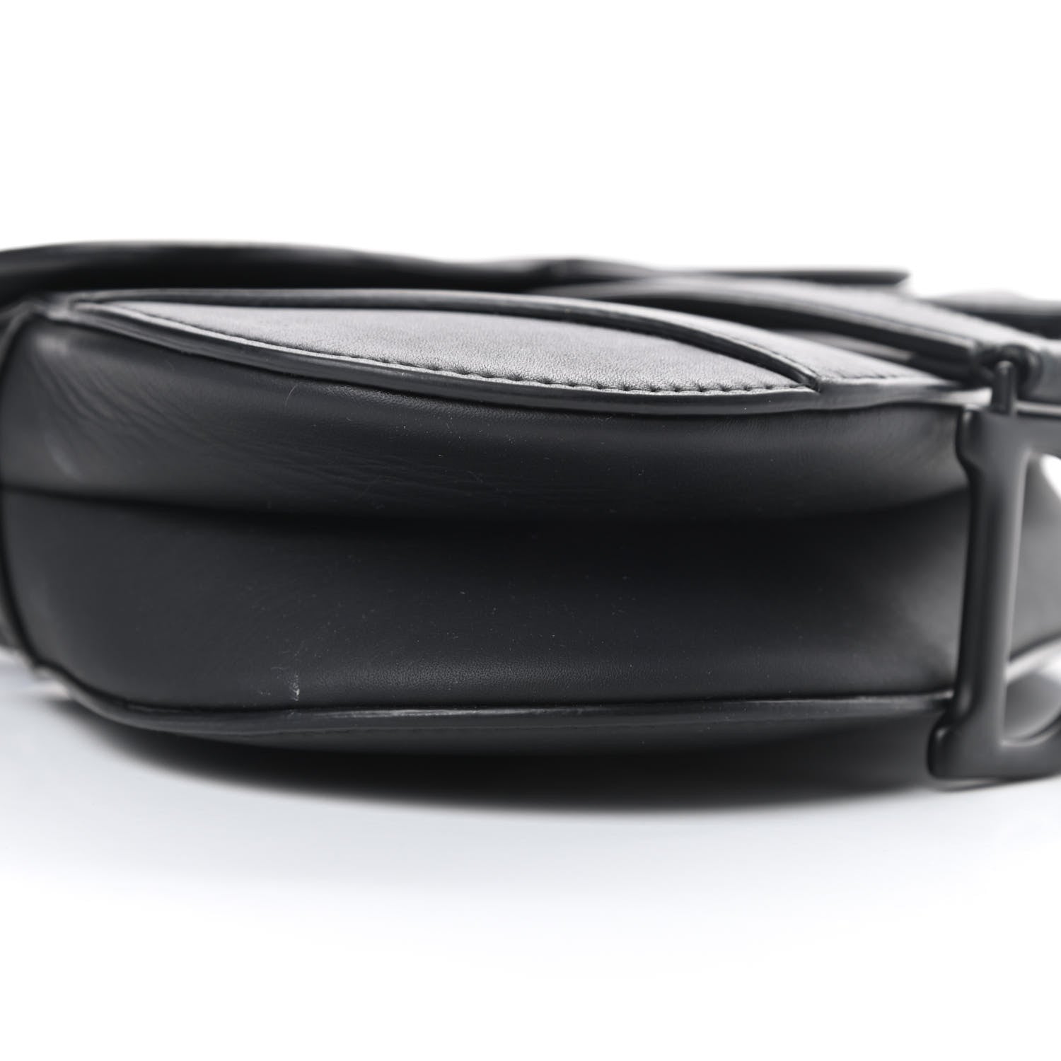 Christian Dior Ultra Matte Calfskin Mini Saddle Bag Black 9 of 15