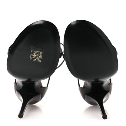 Saint Laurent Calfskin Cassandra 100 Sandals 37 Moro 7 of 11