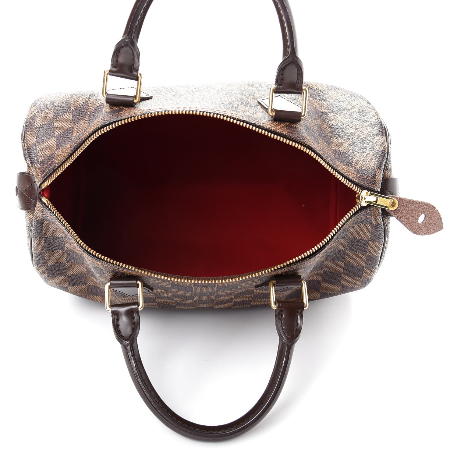 Louis Vuitton Damier Ebene Speedy 30 5 of 9