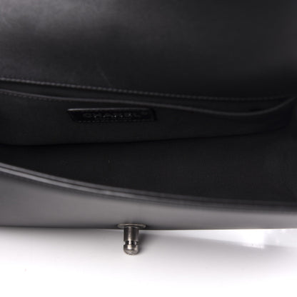 Chanel Calfskin Quilted Medium Boy Flap Black 5 of 11