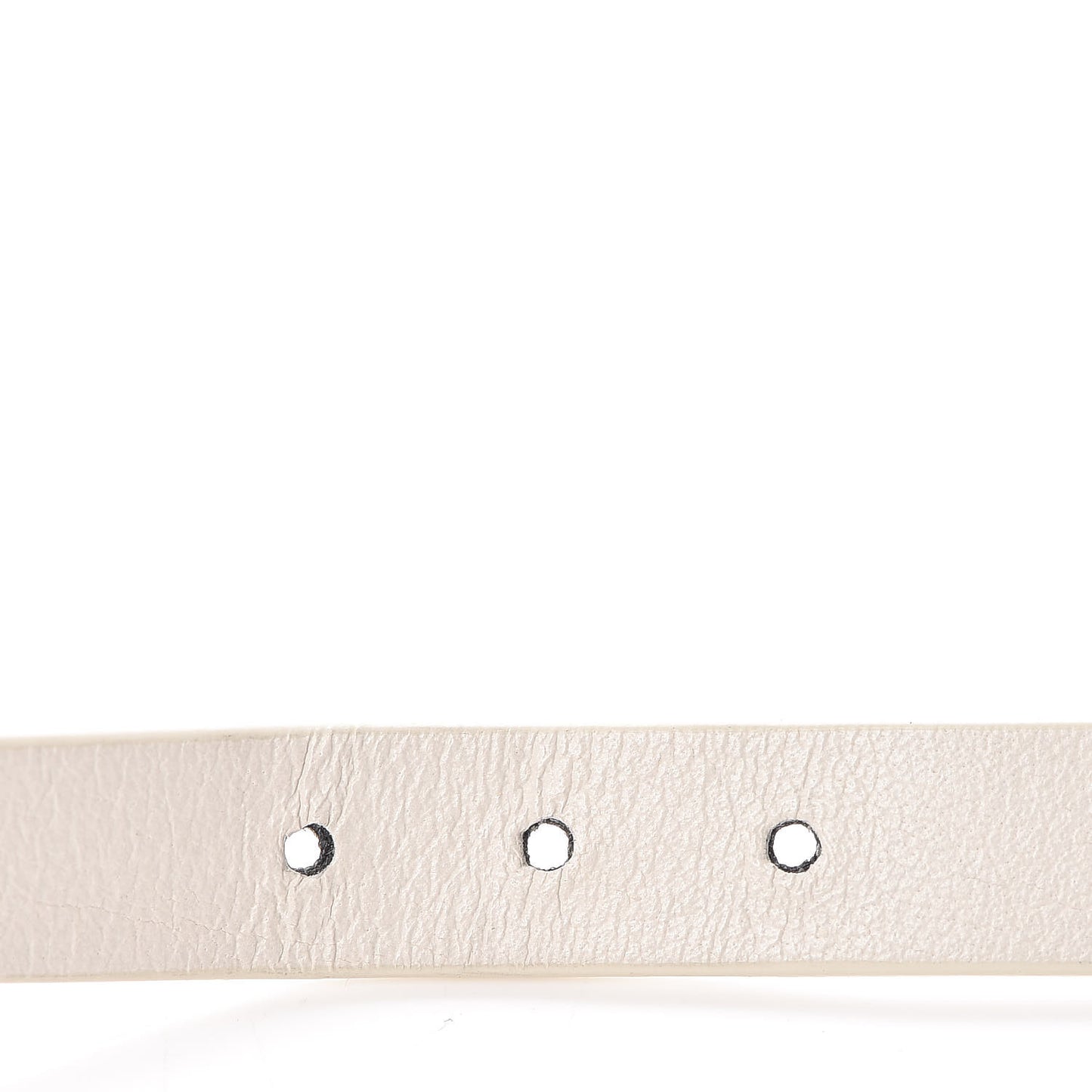 Calfskin Bee Double Bracelet White