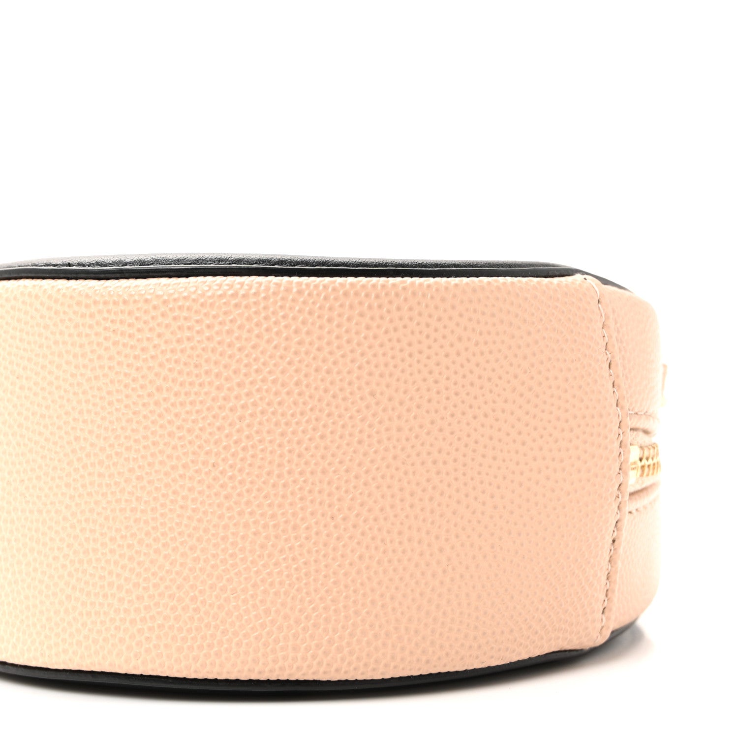 Chanel Caviar Quilted Round Filigree Crossbody Beige Black 10 of 10