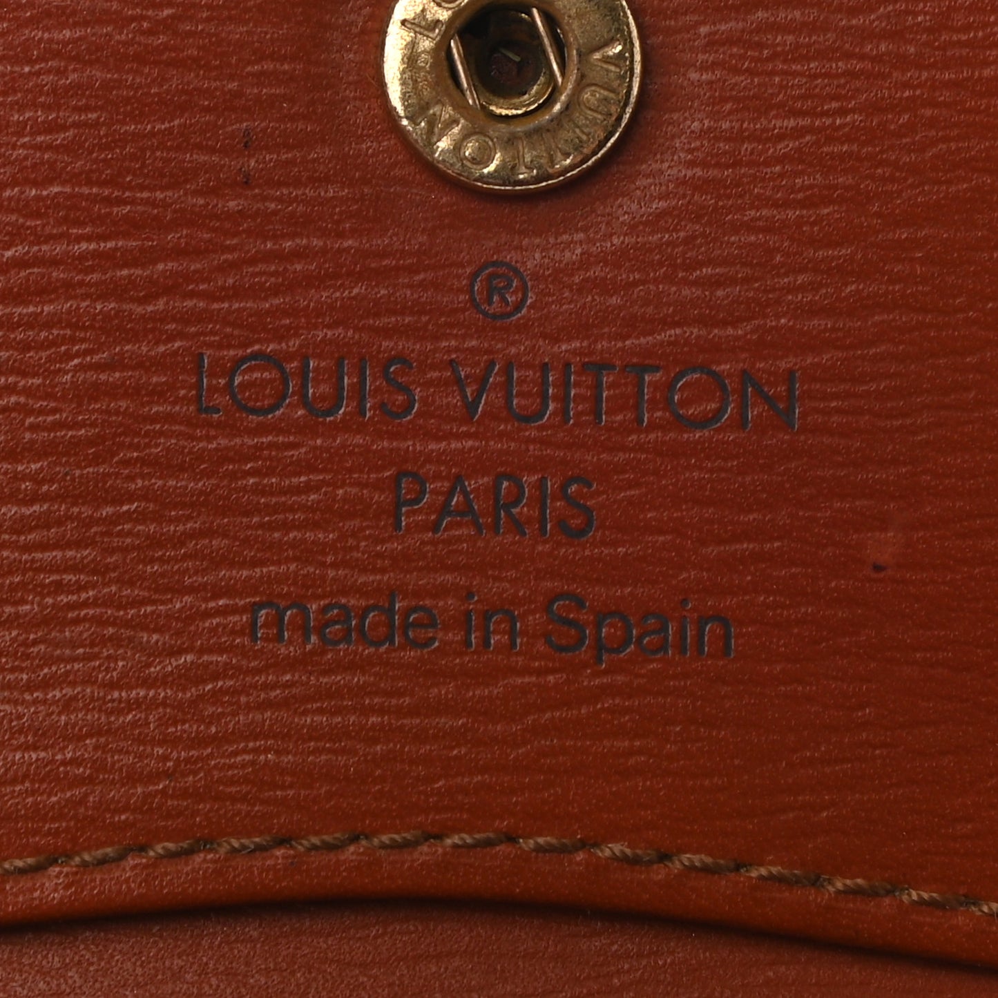 Epi Porte-Monnaie Simple Coin Purse Black