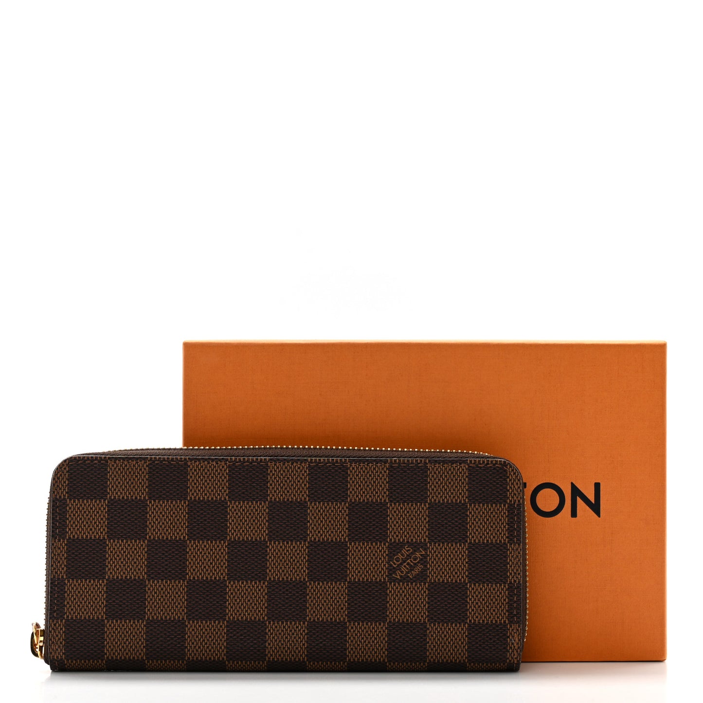 Damier Ebene Clemence Wallet Rose Ballerine