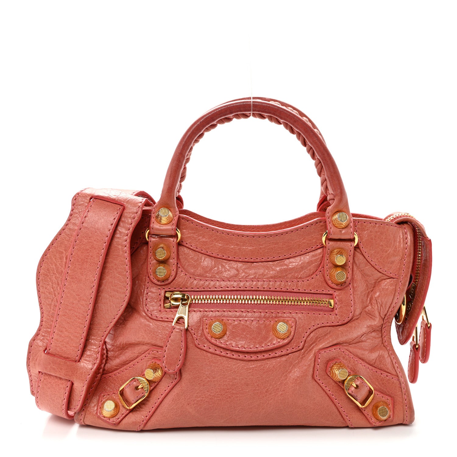 Balenciaga Agneau Giant 12 Gold Hardware Mini City First Rose Jaipur 1 of 10