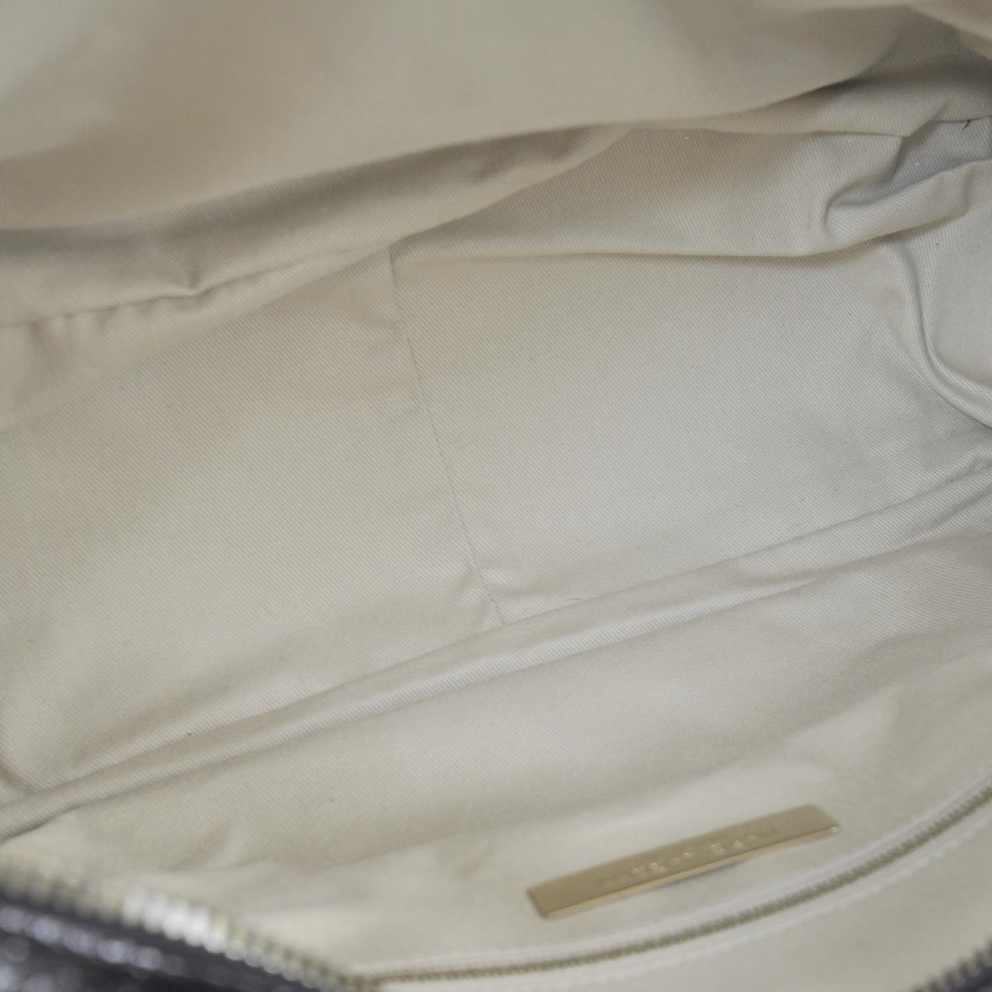 Patent Quilted Ursula Bowler Black