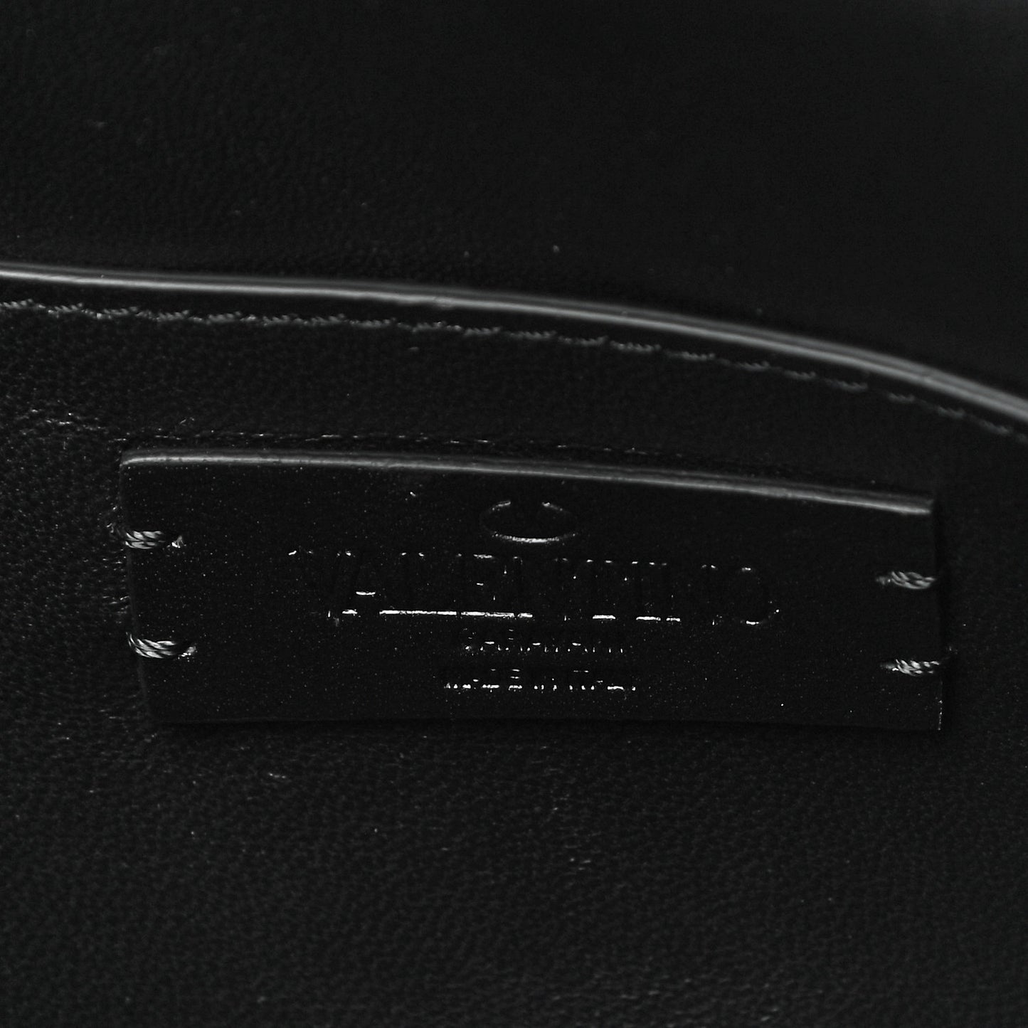 Nappa Roman Stud Crossbody Black
