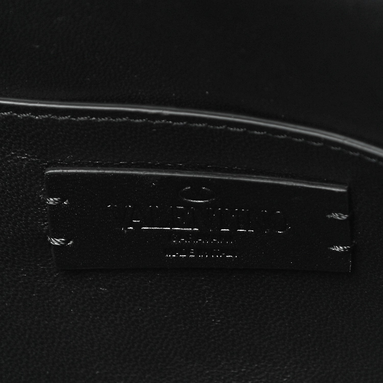 Valentino Garavani Nappa Roman Stud Crossbody Black 6 of 10