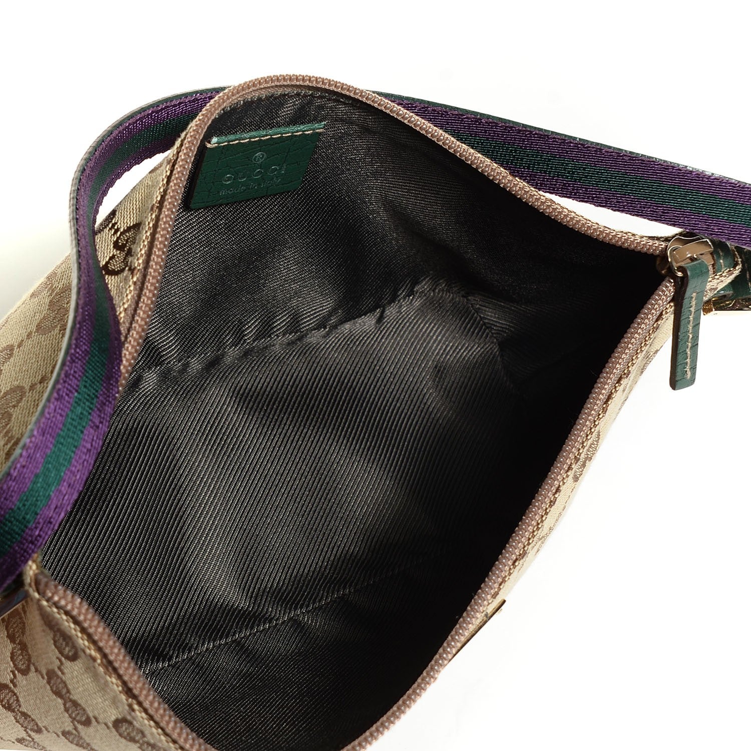 Gucci Monogram Boat Pochette Green 5 of 7