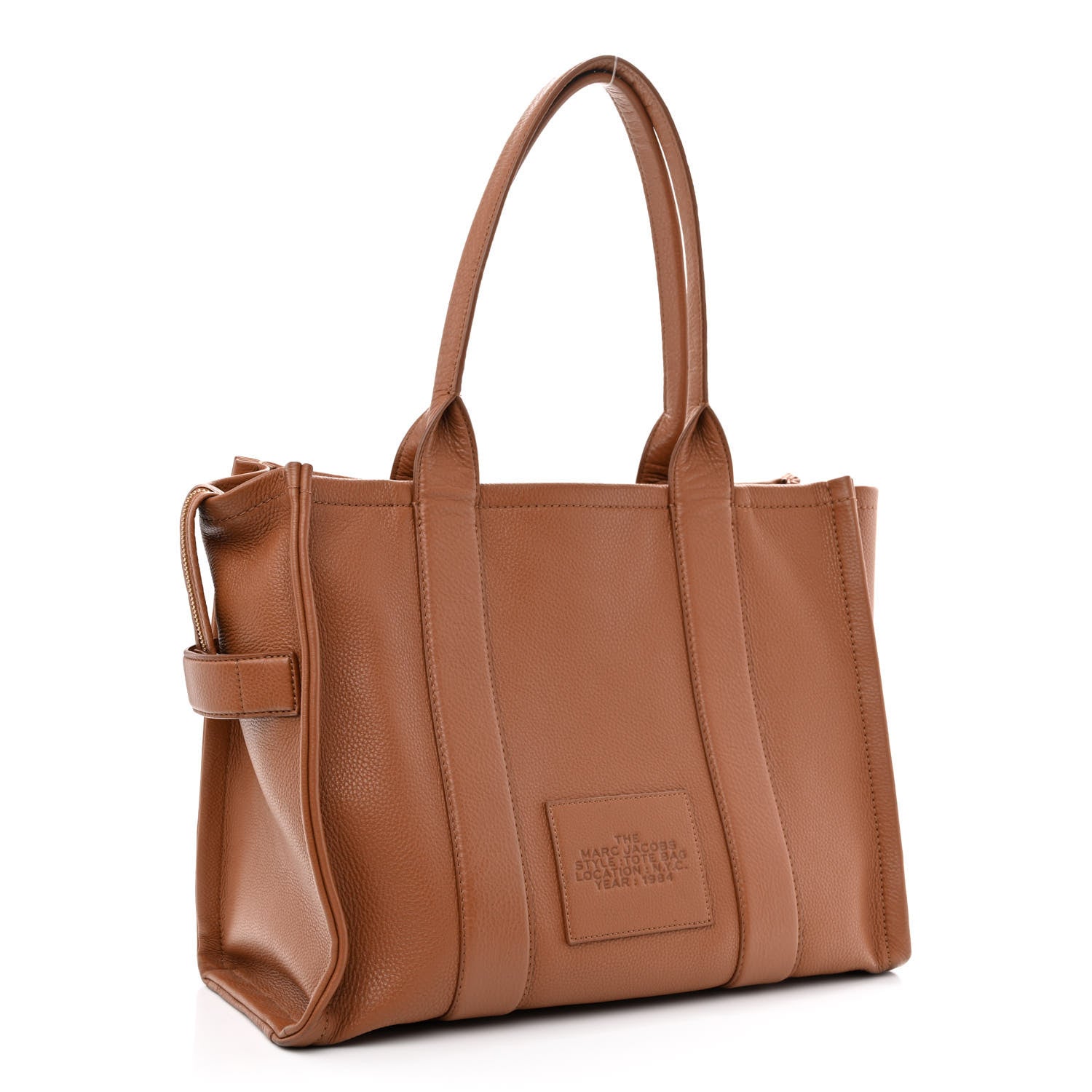 Marc Jacobs Grained Calfskin Large The Tote Bag Argan Oil 3 of 11