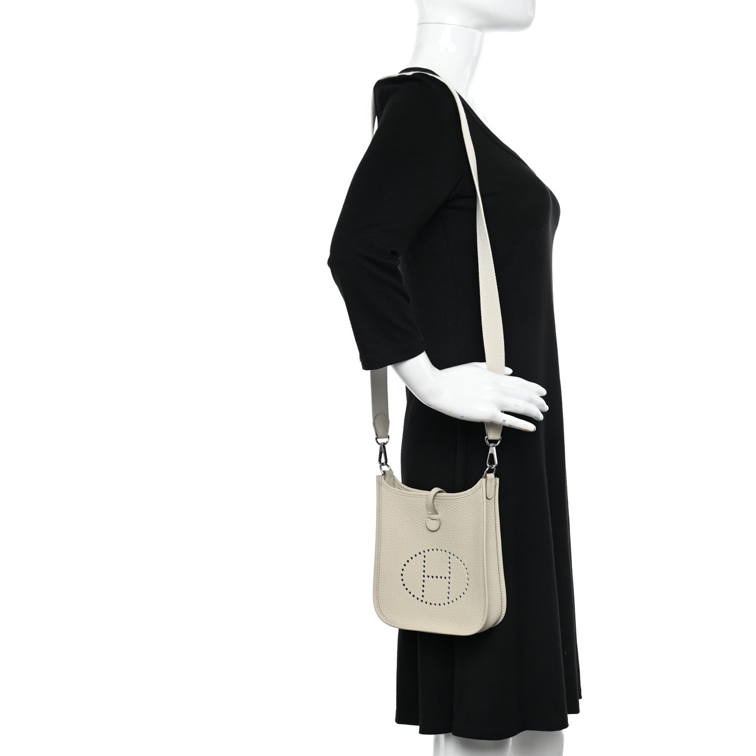 Hermes Taurillon Clemence Amazone Evelyne TPM Beton 2 of 10
