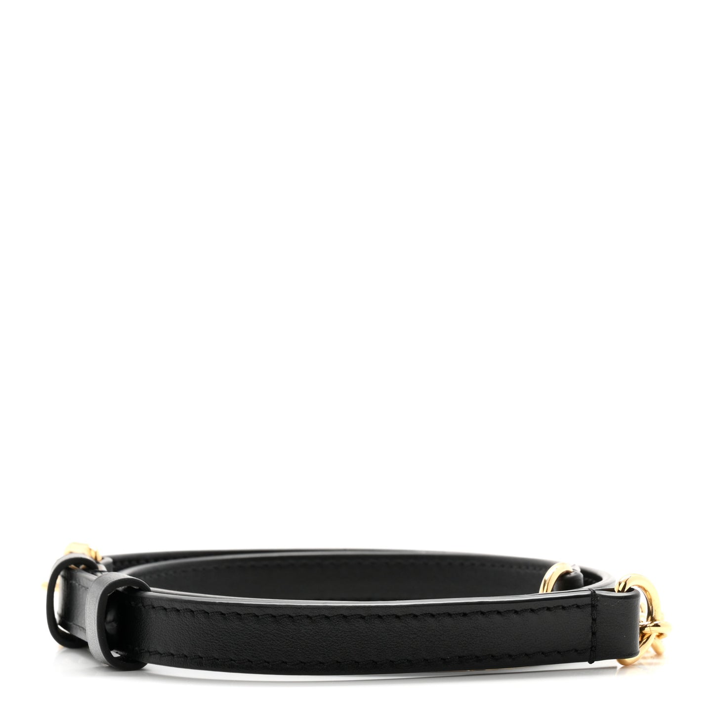 Calfskin Speedy Bandouliere 20 Shoulder Strap Black
