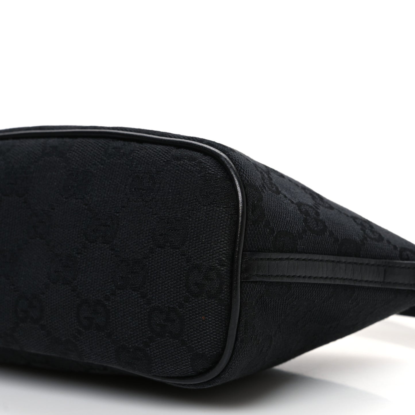 Denim Monogram Boat Pochette Black
