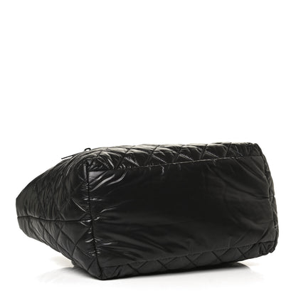 Chanel Nylon Quilted Small Coco Cocoon Tote Black 3 of 9